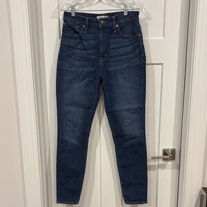 Madewell High Rise Dark Blue Jeans